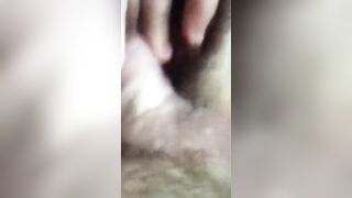 Fucking the wifes unshaved twat inside the trailer on vacation.