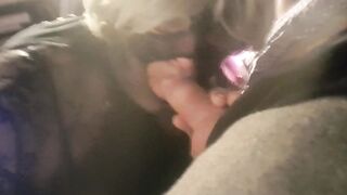 gf blowing huge penis