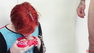 Bondage hoe offer sloppy bj