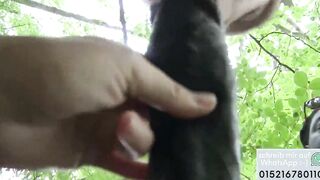 Mit bbc im Wald POV gefickt und geblasen