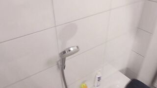 Fucked inside the toilet for you squirting!