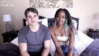 African Barely Legal Destiny Looks Beauty As Plowed Taking Carsons Penis!
