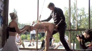 2 Berlin Freaks Got an Insane Outdoors Shaming and Fucking