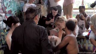 2 Berlin Freaks Got an Insane Outdoors Shaming and Fucking