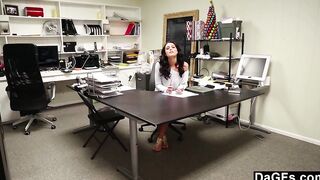 Dagfs - Masturbating On Her Desk Makes Her Extra Freaky