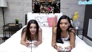 two freaky teen take a break from gaming to pounded