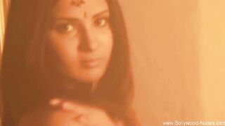 Beauty Dark Haired Tries Her Hand At Belly Dancing Gently