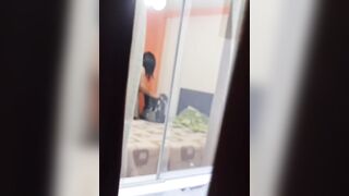 I thought I would just scene my friend getting clothed