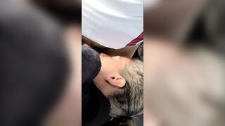 Bombshell Lady three Way Butt Up