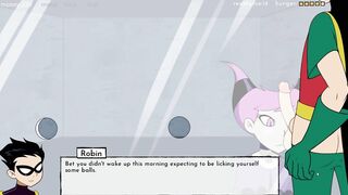 18titans Episode 13 - Raven Hand Job