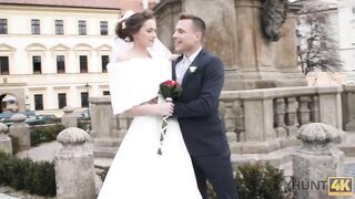 HUNT4K. Attractive Czech bride spends first night with rich stranger