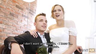 HUNT4K. Attractive Czech bride spends first night with rich stranger