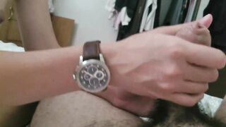 cum on view wristjob bondage with 18 yo