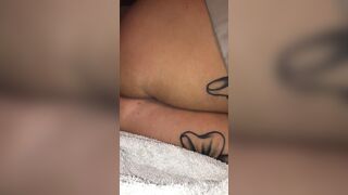 Stranger filling both my holes with dildos