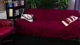 CFNM fem dom shares her husband with cocksucking british babes