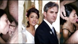 Brides clothed, undressed and banged compilation