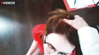 My boss plowed me again while my hubby was waiting