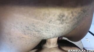 point of view interracial amateur plowed and jizzed