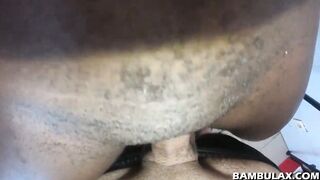point of view interracial amateur plowed and jizzed