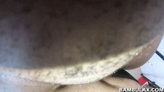 point of view interracial amateur plowed and jizzed