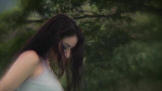 Colombian lovers have fun having sex outdoor and fucking inside