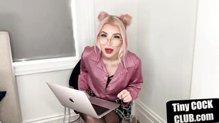 Sph webcam domme rating and humiliating small dick submissions