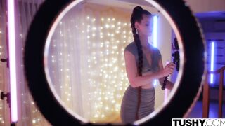 TUSHY Anal-dig skinny model Erin seduces married man