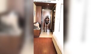 My babe shona bhabi beauty titties and butt performance into nighty