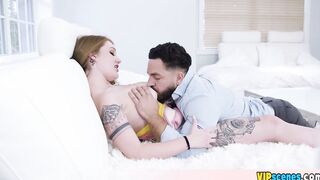 Stunning Irish women Aria fuck rough