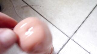 huge sex toy inside hubbies booty
