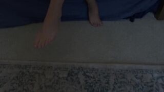 Long Butt Blonde Bounces Up And Down On Dick