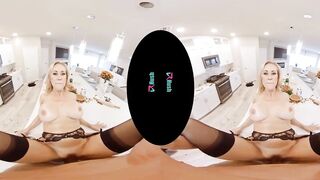 VRHUSH Brandi Love needs a little help inside the kitchen