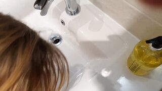 Old gets a piss facewash