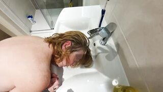 Old gets a piss facewash