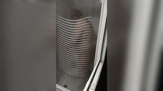 Grandma orgasm into shower one