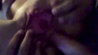 he broke and creampied my butt