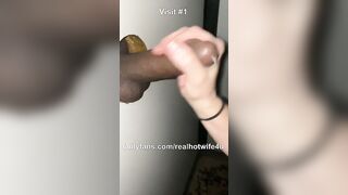 Gloryhole cummed from strangers compilation