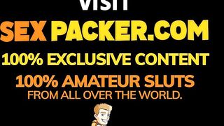 Skinny hispanic 19 yo tour guide offers backpacker the best of