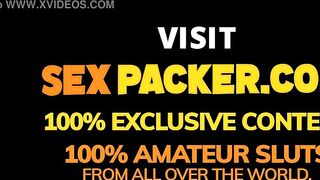 Skinny hispanic 19 yo tour guide offers backpacker the best of