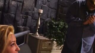 Freaky sheriff likes to wach has Latin blonde was drilled