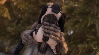 Lustful Luna's Skyrim Monster Compilation one Trolls, Monstrous, and Werebear