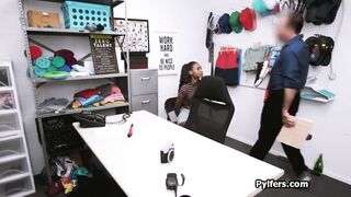 Quickie with Goddess african suspect at the office