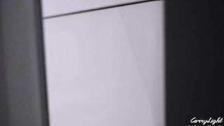 Step Milf Caught Step Son Jerking off and help him
