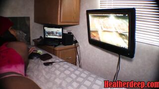 heather deep youtube channel explodes and so does her throat