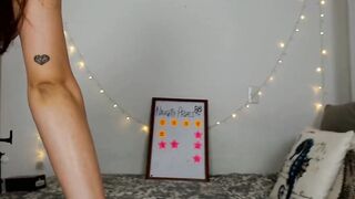 She slides her underwear down and penetrates that booty for you