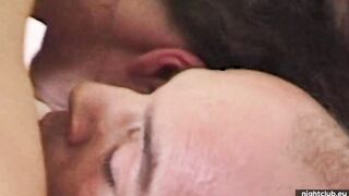 facial expressions of a woman being banged! fellatio