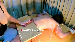 Foot Tickling+CBT+Tease Hand Job+Wrecked Orgasm+Post Orgasm