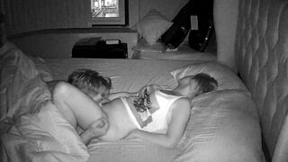 Blonde MILF night vision sex