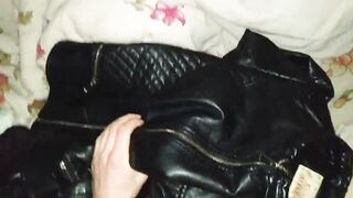 my lover's african leather jacket