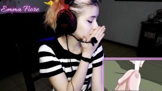 18yo youtuber gets freaky watching cartoon during the stream and